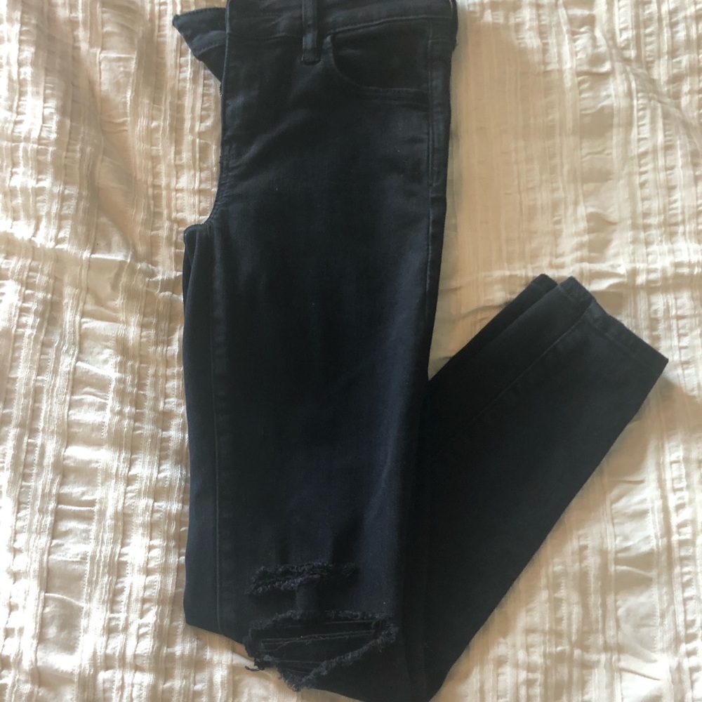 American Eagle black skinny jeans